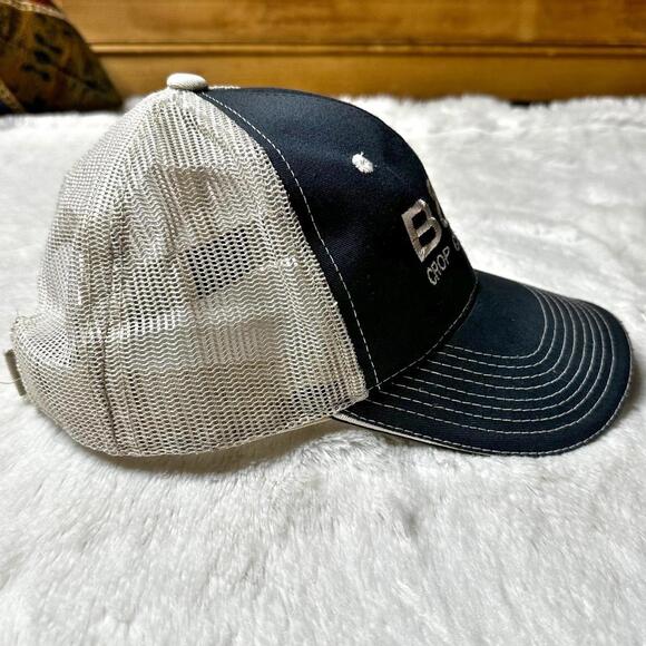 B&M Crop Consulting Unisex Blue Trucker Hat Adjustable Mesh OS - Picture 5 of 8